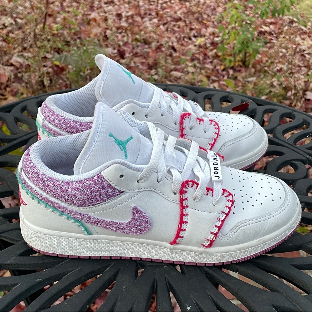 Unique Air Jordans— Knit Embroidered Colorful!